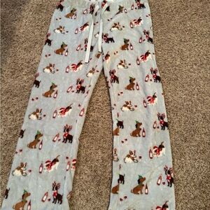 Reindeer Print Pajama Pants
